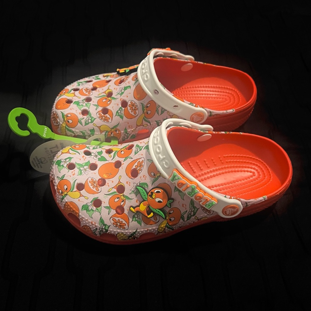 Disney Parks Epcot Orange Bird Florida Vault Collection Crocs M5/W7 - Picture 3 of 3